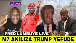 FRED LUMBUYE LIVE KAWEDEMU MUSEVENI AKILIZA PRESIDENT TRUMP AMWEFULIDDE 👏 Chemical Ali Live [upl. by Hastie]