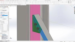 Gusset plate steel connections in SolidSteel parametric for SOLIDWORKS  Feature Update Whats new [upl. by Nodnek665]