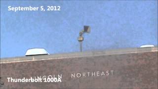 Federal Signal Thunderbolt 1000A Lincoln Nebraska September 5 2012 [upl. by Adnilab]