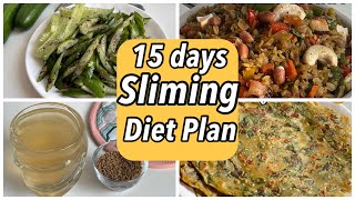 Full Day Diet Plan for Weight Loss for 15days Sliming Diet PlanWeight Loss Diet Plan for 2 weeks [upl. by Fiertz15]