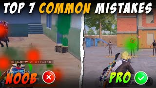 TOP 7 MISTAKES JO AAP 100 KAR RAHE HO 🔥IN BGMI AND PUBG MOBILE GAME TIPS amp TRICKS [upl. by Richy]