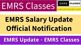 EMRS Update On September’s Salary amp Also About the Official Notification On salary Issued by NESTS [upl. by Eilarol]