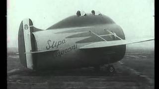 1933 Voli sperimentali aeroplano Stipa Caproni [upl. by Pet]