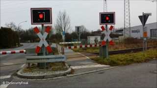 Bahnübergang Altheim  Halbschranken mit DB Regio [upl. by Acinimod684]