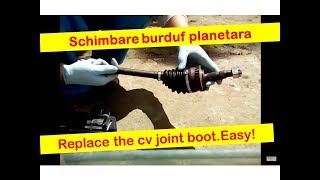 Demontat cap de planetara si schimbare burduf Corsa C 12 Remove cv joint and cv joint boot [upl. by Raye]