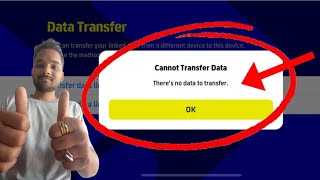 theres no data to transfer  konami id data transfer problem  Cannot transfer data efootball 2024 [upl. by Antipas]