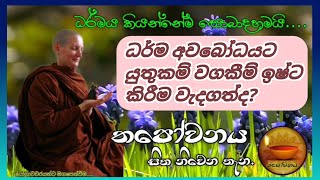 මෙහෙණින් වහන්සේ ධර්ම අත්දැකීමෙන් සැනසෙයි Thapowanaya සිත නිවෙන තැන 🙏 [upl. by Theresa533]