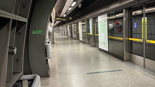 Jubilee Line Trains at Westminster on May 19th 2023 [upl. by Yajnas]