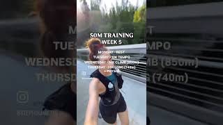 50miler training week 58 [upl. by Ayomat]