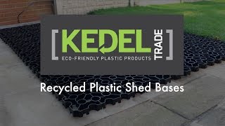 Shed Bases Made from Recycled Plastic [upl. by Solhcin19]