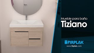 Mueble para baños Familia Tiziano I FIRPLAK [upl. by Halliday]