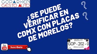 ¿Cómo verificar de forma voluntaria en CDMX con placas de Morelos [upl. by Sall510]