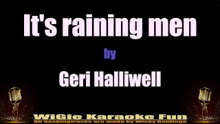 Karaoke Its raining men  Geri Halliwell [upl. by Solis]