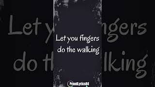 Sort Sol  Let Your Fingers Do The Walking  Lyrics [upl. by Lynus]