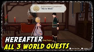 Hereafter World Quest  Genshin Impact  All is Well Achievement [upl. by Aihcats]