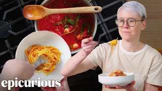 How to Make CHERRY TOMATO PASTA Like an Italian [upl. by Margareta253]