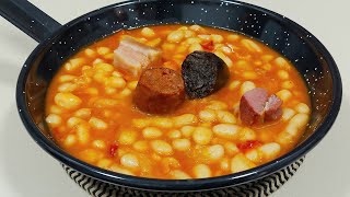 🥘 LA FABADA MÁS FÁCIL Y RÁPIDA🥄  BEATRIZ COCINA [upl. by Ahcsat]