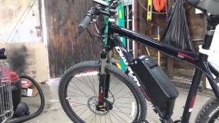 Diamondback overdrive sport E bike conversion continued 2 [upl. by Rabassa]