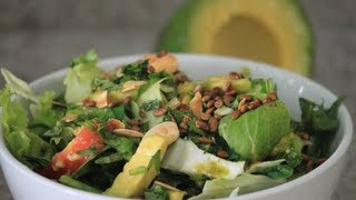 Receita Salada verde com Abacate [upl. by Bever]