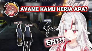 Ayame Yang Bingung Mau Jawab Apa Pas Ditanya Korone Soal Pekerjaannya  Hololive Clip [upl. by Llennej]