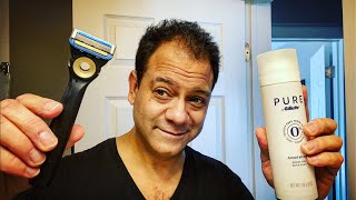 Gillette Heated Razor Review amp Shave — average guy tested APPROVED [upl. by Haldane]