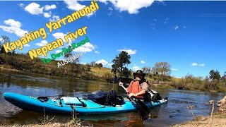 Kayaking Nepean River Sydney Australia from Yarramundi to Devlin Road near Penrith [upl. by Christiane318]