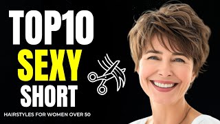 Top 10 Short Haircuts for Women 50  Trendy amp LowMaintenance Styles [upl. by Ellette34]