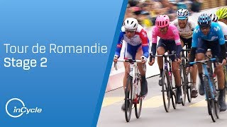 Tour de Romandie 2019  Stage 2 Highlights  inCycle [upl. by Ecneps]