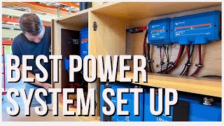 The Best Power System for Vans  Watch Before You Buy Van Electrical System [upl. by Dutchman]