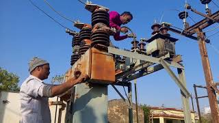 33 KV vcb pole ka magehar kaise hota hai aap dekhiae is video ke Madhyam se [upl. by Yentruocal]