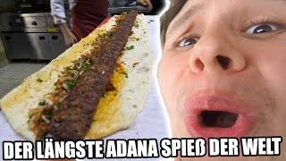 DER LÄNGSTE ADANA SPIEßKÖFTESPIEß DER WELT😮😍  Evanijo Glubscht👀 [upl. by Nymrak572]