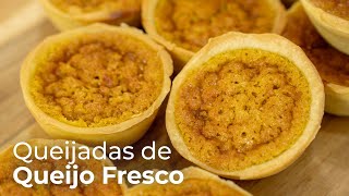 Como Fazer Queijadas de Queijo Fresco Perfeitas em Casa [upl. by Yemirej]