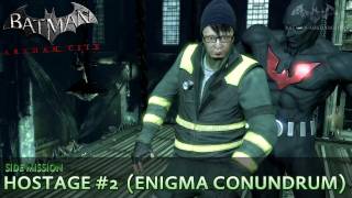 Batman Arkham City  Riddler Hostage 2  Enigma Conundrum Side Mission Walkthrough [upl. by Preiser214]