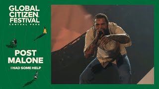 Post Malone Showcases I Had Some Help  Global Citizen Festival NYC 2024 [upl. by Pool]