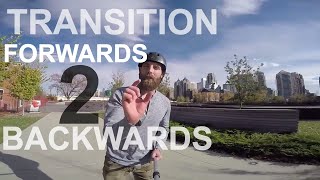 BASIC FORWARDS TO BACKWARDS TRANSITION ON INLINE SKATES [upl. by Nedarb]