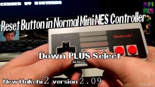 New Hakchi2 version 209 Reset function on normal Mini NES controller [upl. by Drusilla]