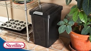 Sterilite 75 Gallon TouchTop™ Wastebasket [upl. by Thapa]