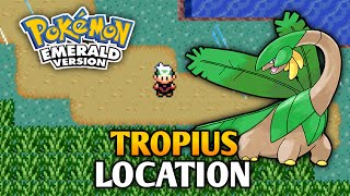 How To Catch Tropius In Pokemon Emerald  Tropius Location [upl. by Ahsineg]