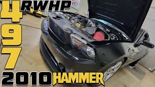 Roush 2010 Mustang Dyno 540RH Hammer with Brenspeed Detroit Rocker Cams [upl. by Siraved]