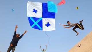 Kite Cutting Caught Abubaker Gudda  Kite Lover [upl. by Analem]