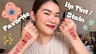 UPDATED FAVORITE LIP TINT  LIP STAIN  LOCAL amp INTERNATIONAL  JEN DE LEON [upl. by Ehtnax]