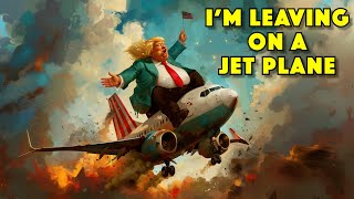 Im Leaving On A Jet Plane Donald Trump song parody [upl. by Shinberg]