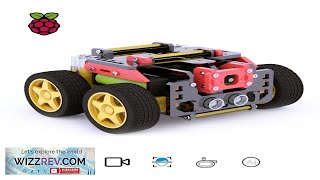 Adeept AWR 4WD WiFi Smart Robot Car Kit for Raspberry Pi DIY Review [upl. by Burr]