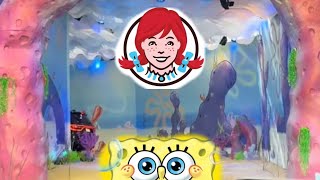 SpongeBob X Wendy’s Collab Wow 🤩 Check out this Epic Drive Through spongebob wendys amazing [upl. by Ulysses]