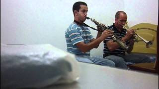 tocata sax reto e trompete ccb passosmg [upl. by Afital500]