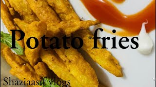 Potato fries recipe by shaziaasif vlogs viral [upl. by Winstonn898]