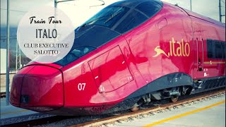 Italys best train Ferrari on rails  Italy train travel  Italo Club executive  Venice to Milan [upl. by Zsa Zsa826]