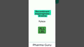 Recombinant Asparaginase Erwinia Rylaze In a nutshell [upl. by Loomis]