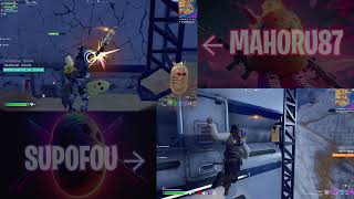 Split Screen FORTNITE  Mahoru87 amp Supofou 262  541 [upl. by Riggs]