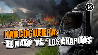 Se enfrentan narcos en Culiacán Sinaloa quotMayizaquot vs quotChapitosquot  Reportaje [upl. by Rosalynd]